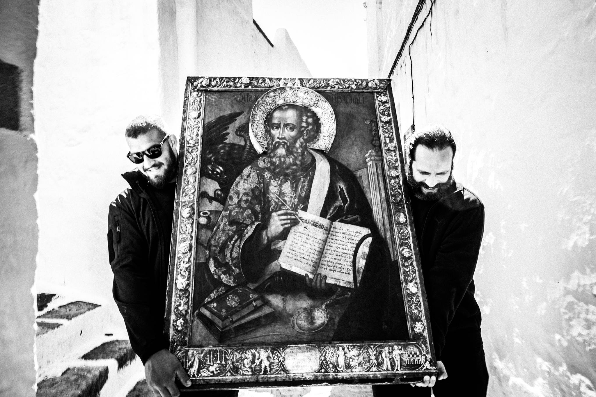 Litany of the Icons in Patmos island, by photographer George Tatakis