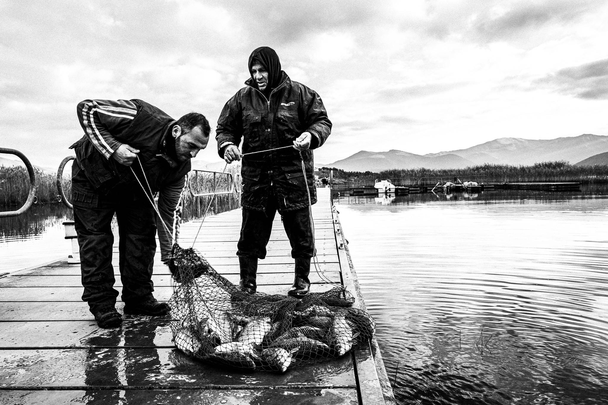 Fishermen, Pagan Christmas customs of Northern Greece, by photographer George Tatakis