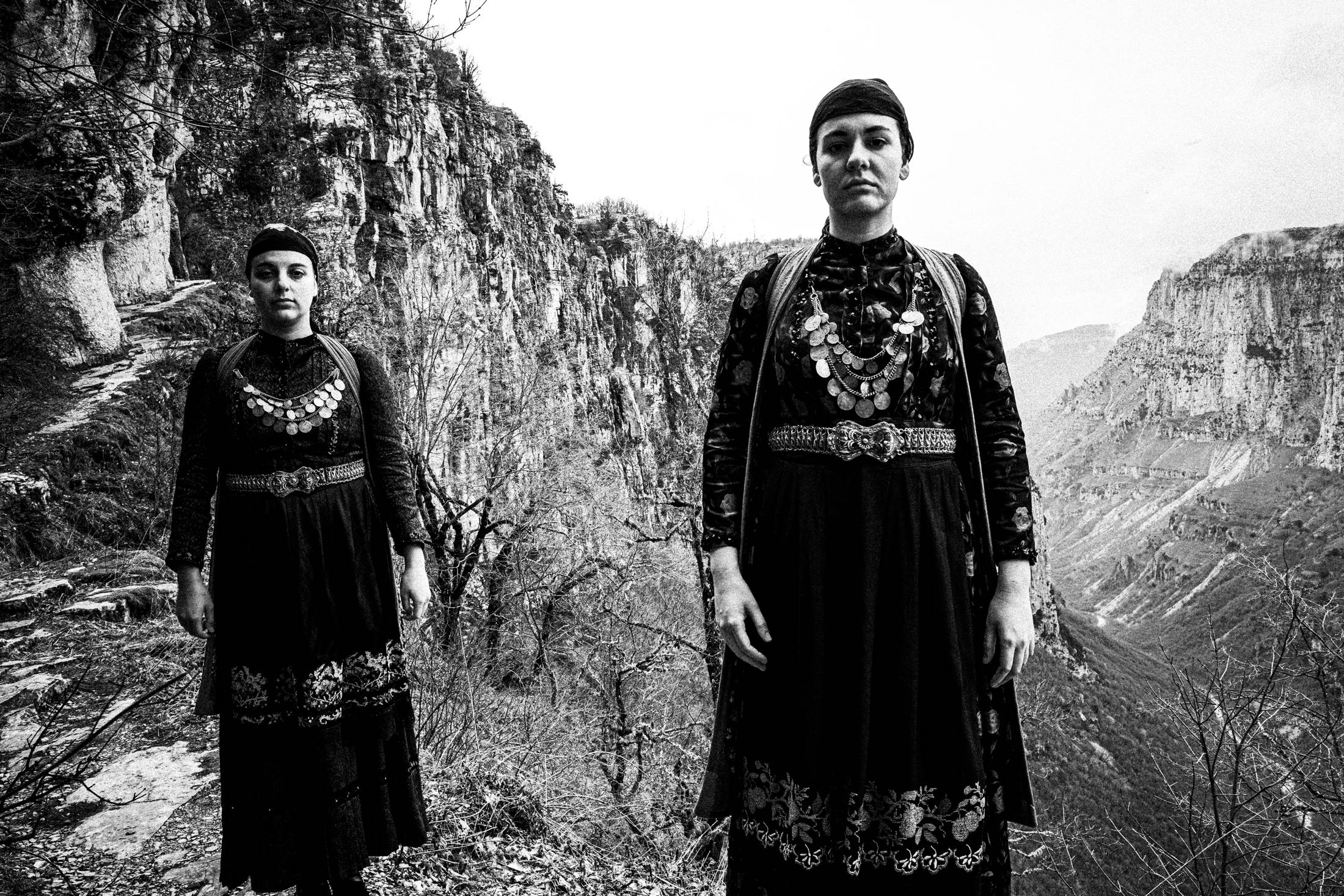 Zagori, Epirus, Greece. The local women's dresses. Photography by George Tatakis
