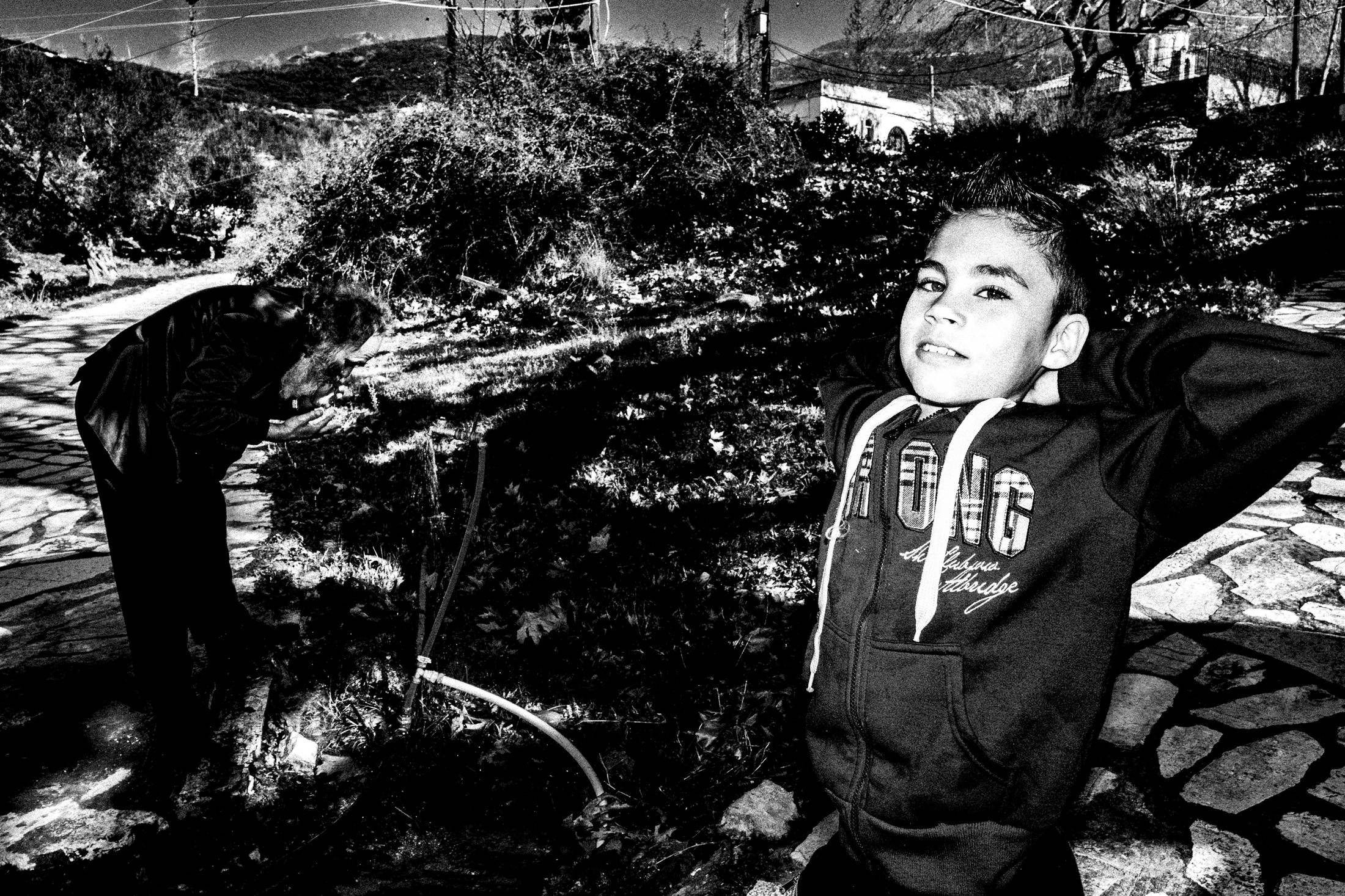 St. Simeon Festivals in Missolonghi, Greece. Black and White Photography by George Tatakis.